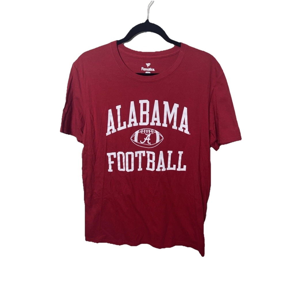 Fanatics Alabama Crimson Tide Football Tee Mens Medium Crimson NCAA